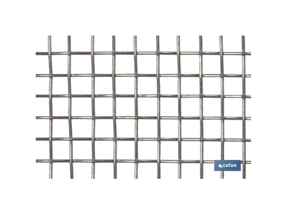Malla electrosoldada galv.19x19x1,4mm (1,0x25m)