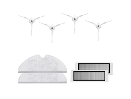 Piezas de aspiradora para Xiaomi Roborock S50 S51 S55 S5 S6 S60 Cepillo Lateral filtro lavable Hepa accesorios de paño de mopa