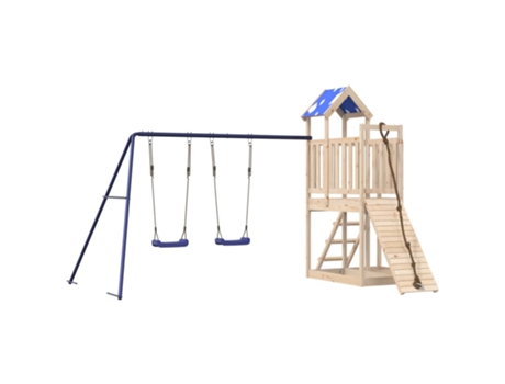 Parque infantil de exterior de VIDAXL madera maciza de pino
