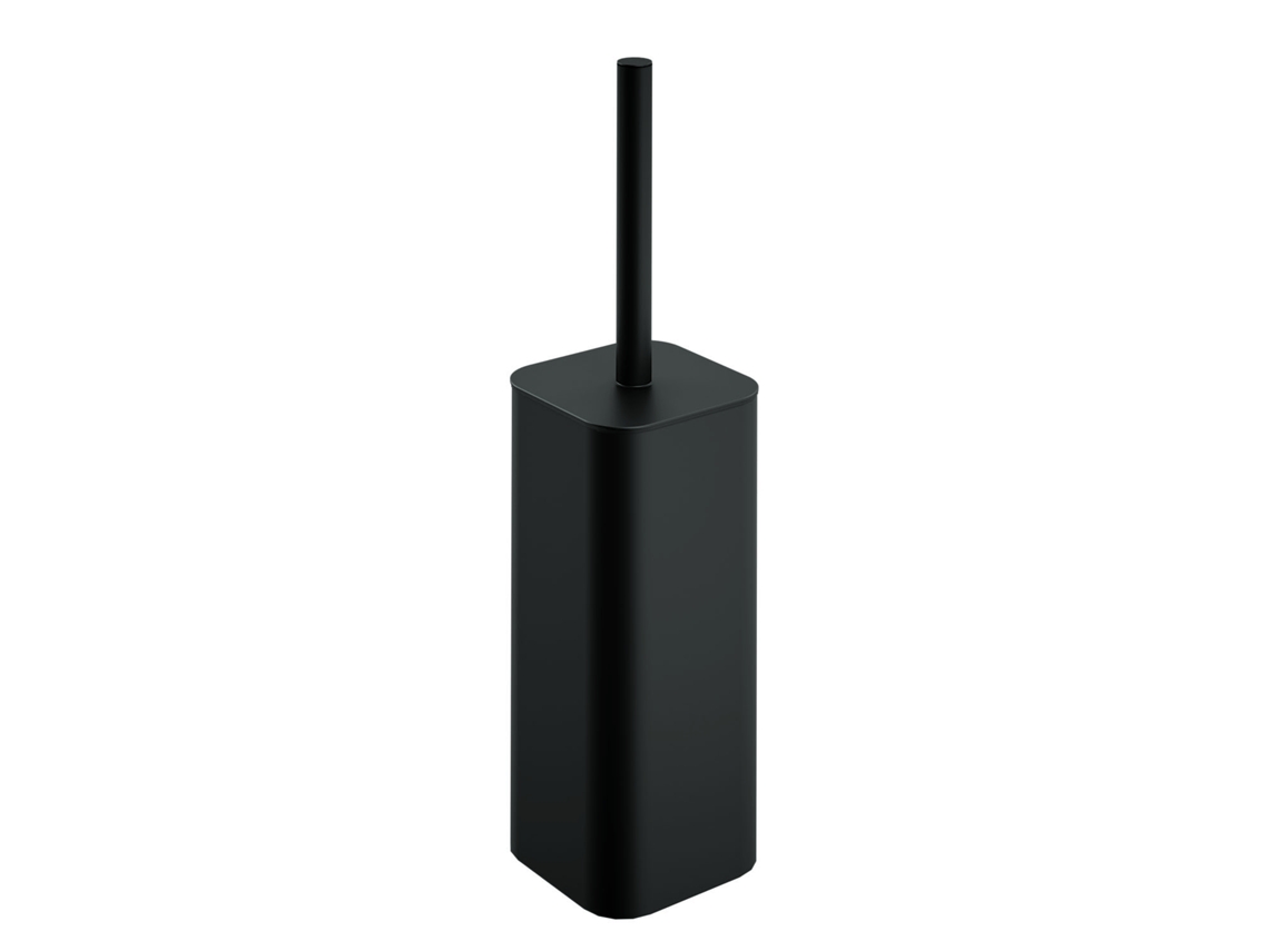 Cepillo para suelos Nea, acero inoxidable y plástico, negro mate cósmico