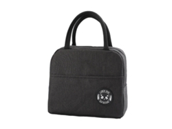 Bolsa Isotérmica Reutilizable De Gran Capacidad Para El Almuerzo/bolsa De Mano, Estilo Oxford Negro.