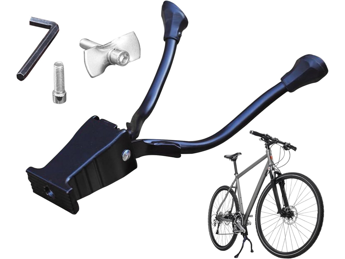 Soporte de bípode centralizado para bicicletas, soporte de bípode de liberación rápida para bicicletas, D Vayotoy