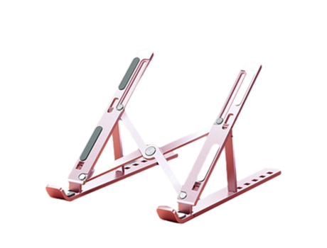 ELKUAIE Soporte para computadora portátil para escritorio de oficina, soporte portátil ergonómico ajustable para computadora portátil, soporte pleg...
