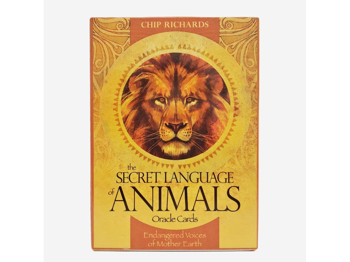 El Juego De Cartas "2024 Animal Language Secret Oracle Card Game" Está Fabricado En Papel Estucado.