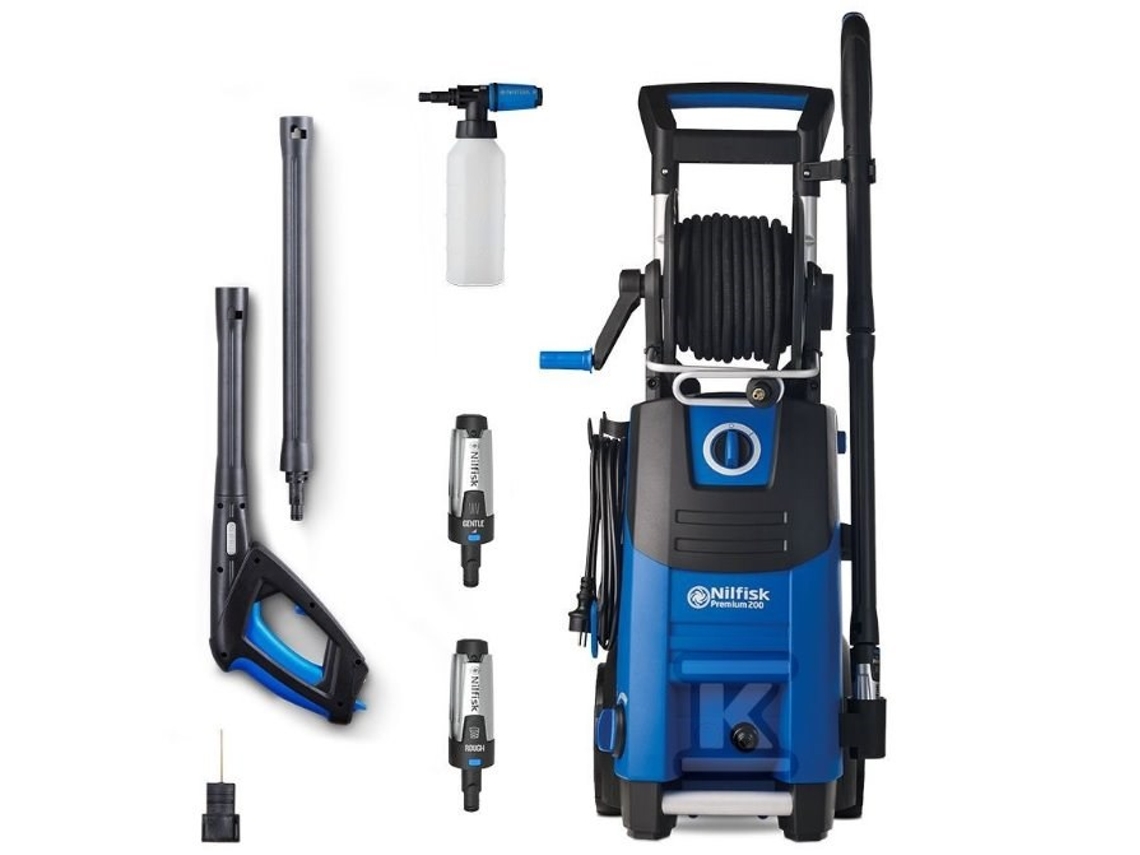 Hidrolimpiadora vertical eléctrica Premium 200 15 Eu, 650 l/h, azul y negra, Nilfisk