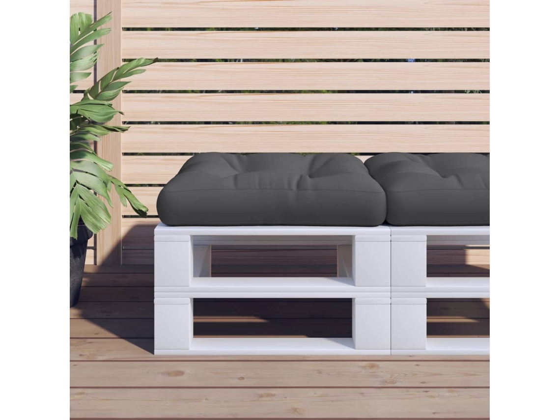 Cojín Paleta 58x58x10 cm Tela Negra Dkd Home Decor