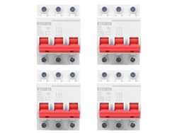 4pcs Interruptor De Circuito Miniatura Dz47-63 3p 63a Ac400v Montaje Rail Din Interruptor Aire