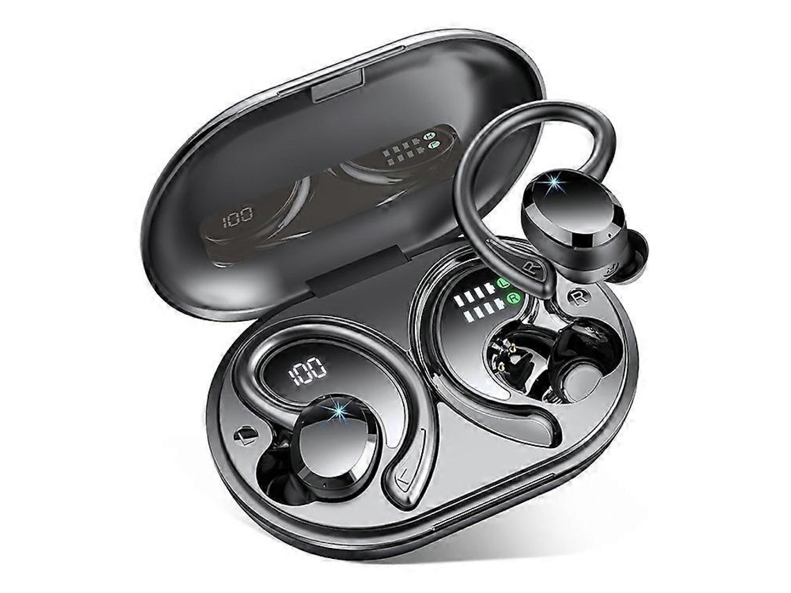 Q38 - 1 Par De Auriculares Intraaurales Con Gancho Para La Oreja, Estéreo Con Cancelación De Ruido, Inalámbricos
