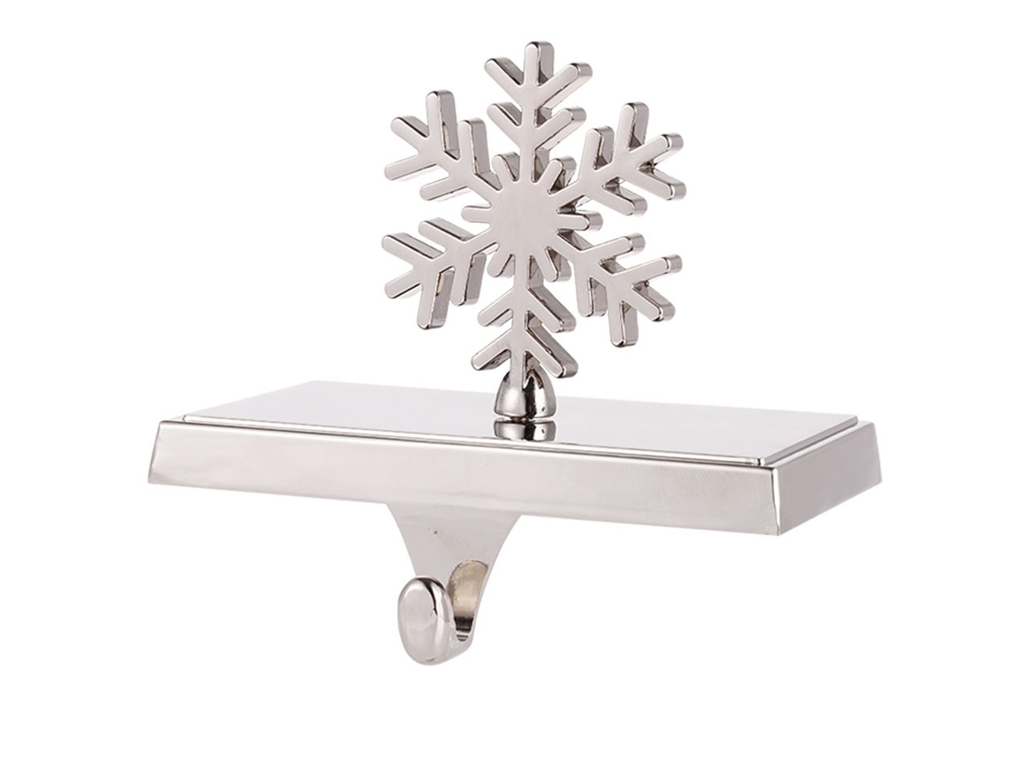Ganchos De Metal Plateado Para Calcetines Navideños, Árboles De Navidad Y Adornos De Chimenea Ergonómicos, Para Uso Diario.