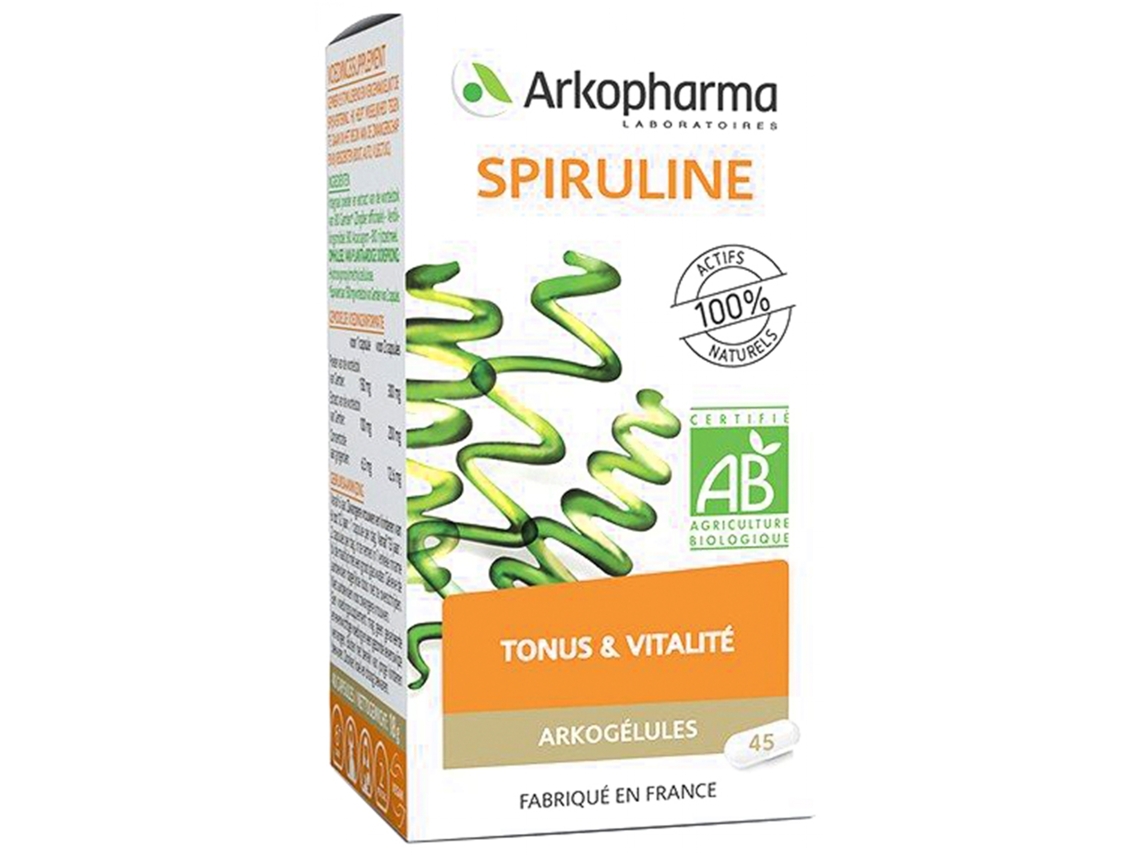 Arkogélules Spirulina Bio 45 Cápsulas ARKOPHARMA