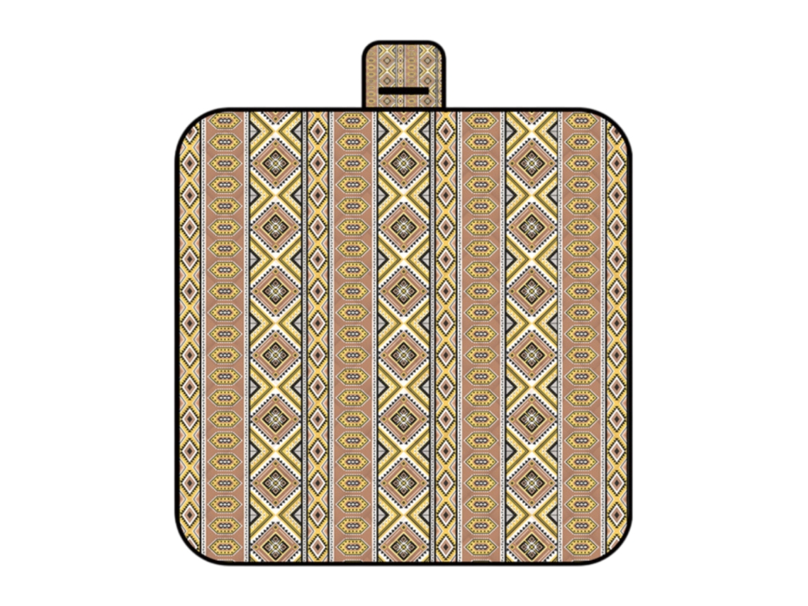 Manta de picnic bohemia impermeable de 200 x 200 cm