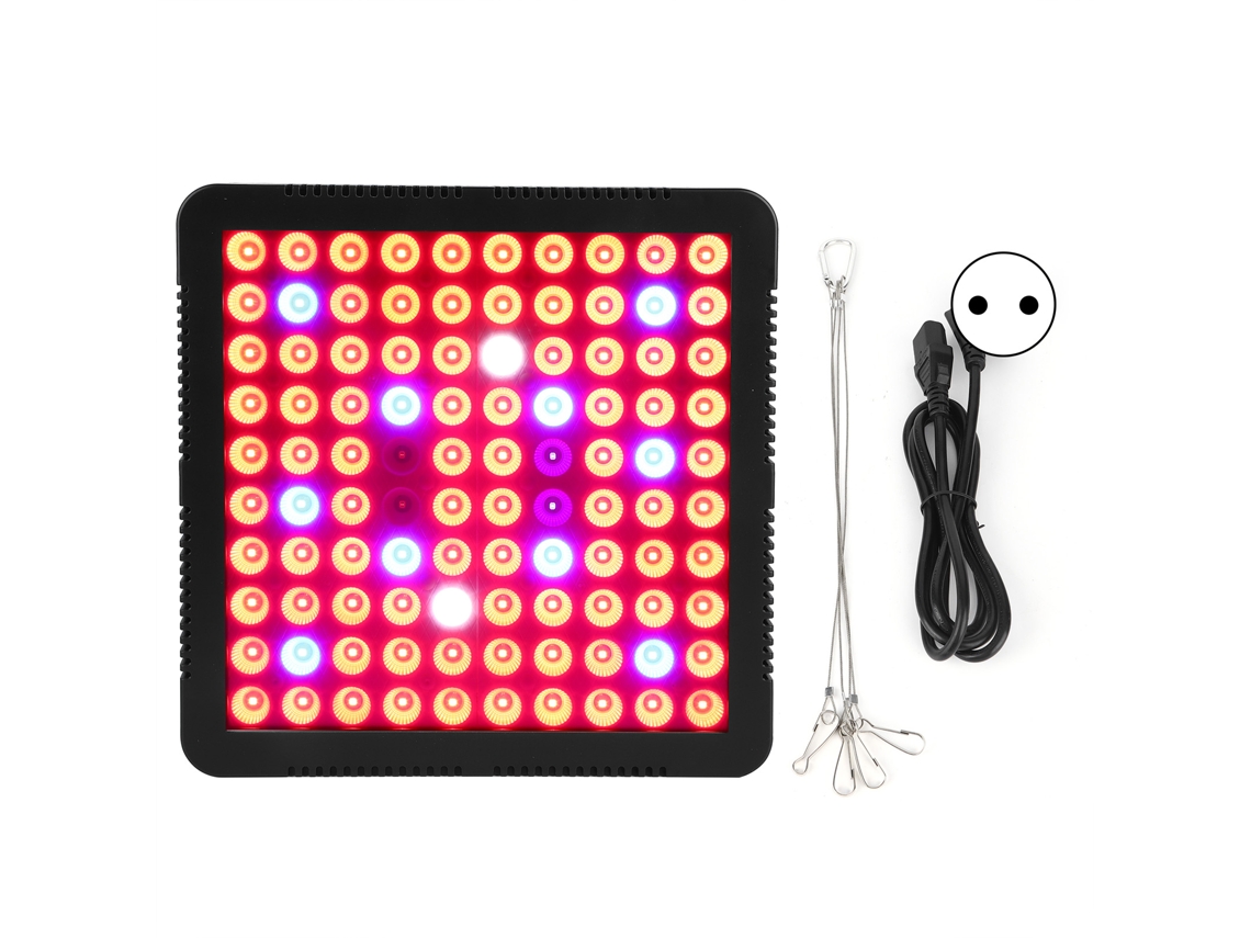 Lámpara Led De 300 W Para Cultivo De Plantas, Panel De Espectro Completo, 100 Chips Para Cultivo En Interiores.