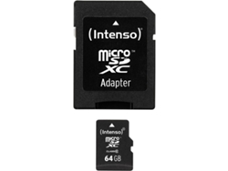 Tarjeta de Memoria INTENSO 64GB MicroSDHC