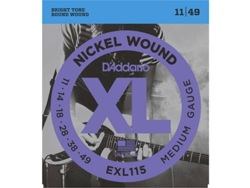 Juego de Cuerdas D'ADDARIO XL EXL115 (.011- .014- .018- .028- .038- .049 - Níquel)