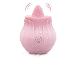 Vibrador de clítoris femenino, estimulación del punto G vaginal con lengua, juguete sexual para orgasmos rápidos, rosa