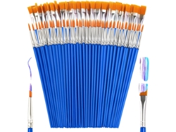 Pinceles Pequeños De Nailon Para Acuarela Acrílica (110 Unidades) Digitallab