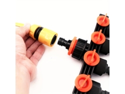 Divisor de manguera de jardín de plástico para cuatro conectores Pickifypunnyb Slo Slowmoose