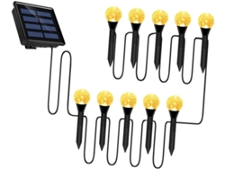 Lámpara Solar Decorativa Para Exteriores, Duradera Y Ecológica.
