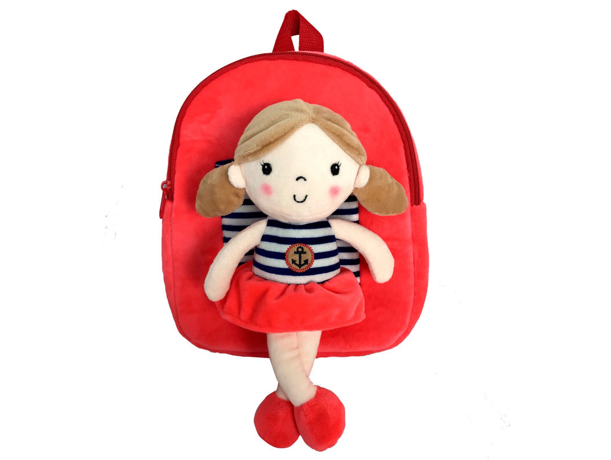 Mochila MUNICH Hug Me MuÒeca Rojo 28cm