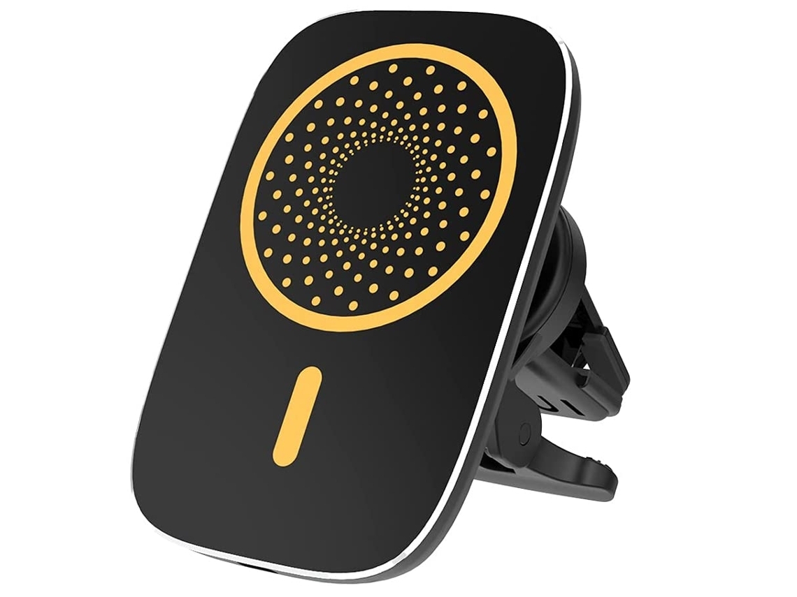 Cargador Sem Carro Qi Rápido Sensor YIZHOOD Negro