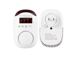 Detector De Monóxido De Carbono Enchufable Con Pantalla Led Y Alerta Sonora Para El Hogar Y La Cocina.