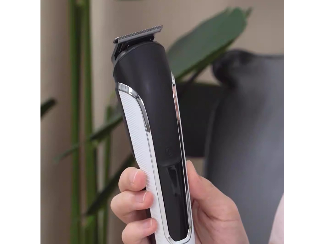 Kit De Tijeras De Pelo 6 En 1 Para Hombre Recargable Ipx7 Con Pantalla Lcd
