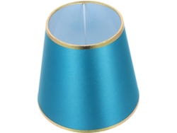 Lámpara De Mesa Moderna De Tela Verde Dorado Con Casquillo E27 Cm