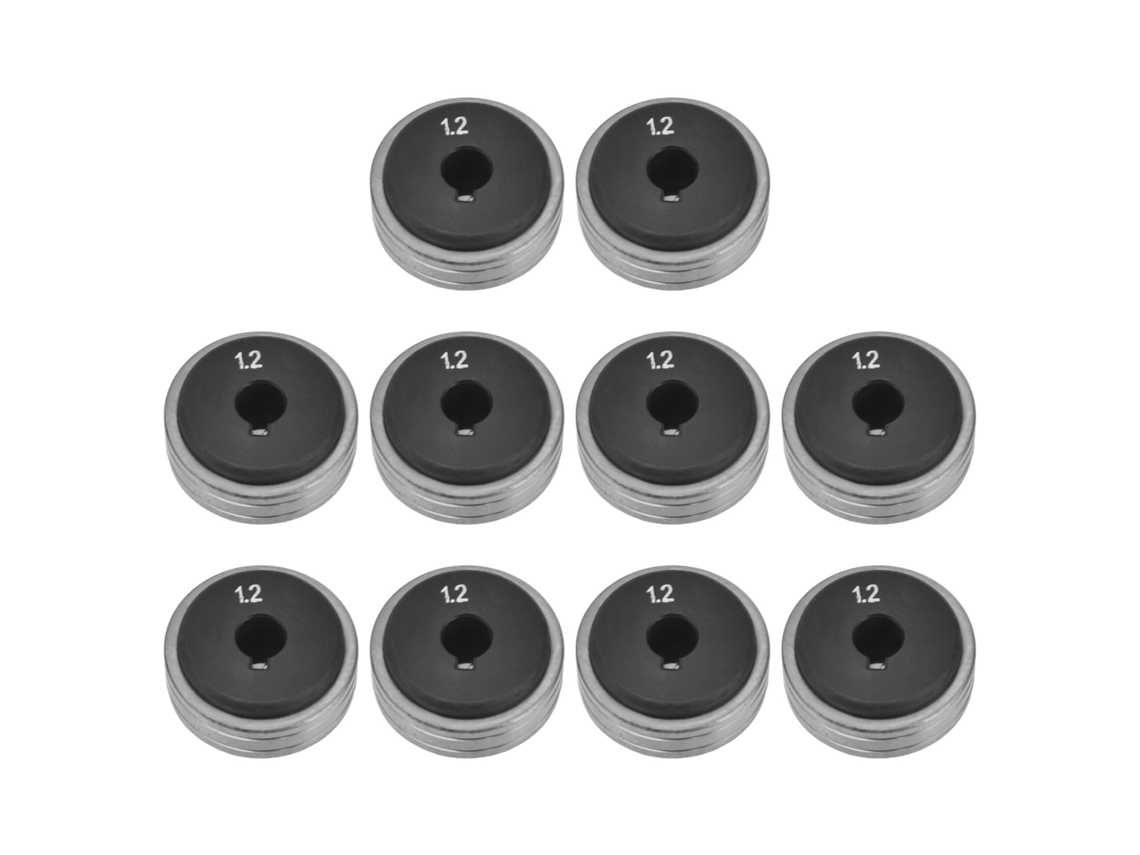 10pcs Rolo De Alimentação De Fio Gmaw Kit Com Rodas Para Alimentadores 200a 350a 500a