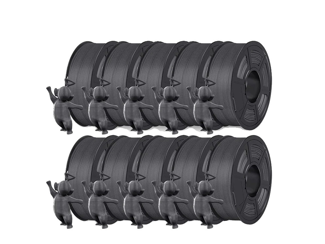 Filamento para impresora 3D, impresión de alta velocidad, antienhebrado, PLA mate gris OEM