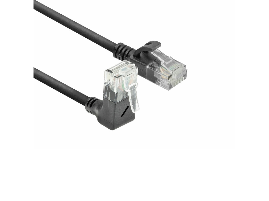 Cable de red DC4952 negro de 0,25 m Cat6a U/UTP Act (UTP)