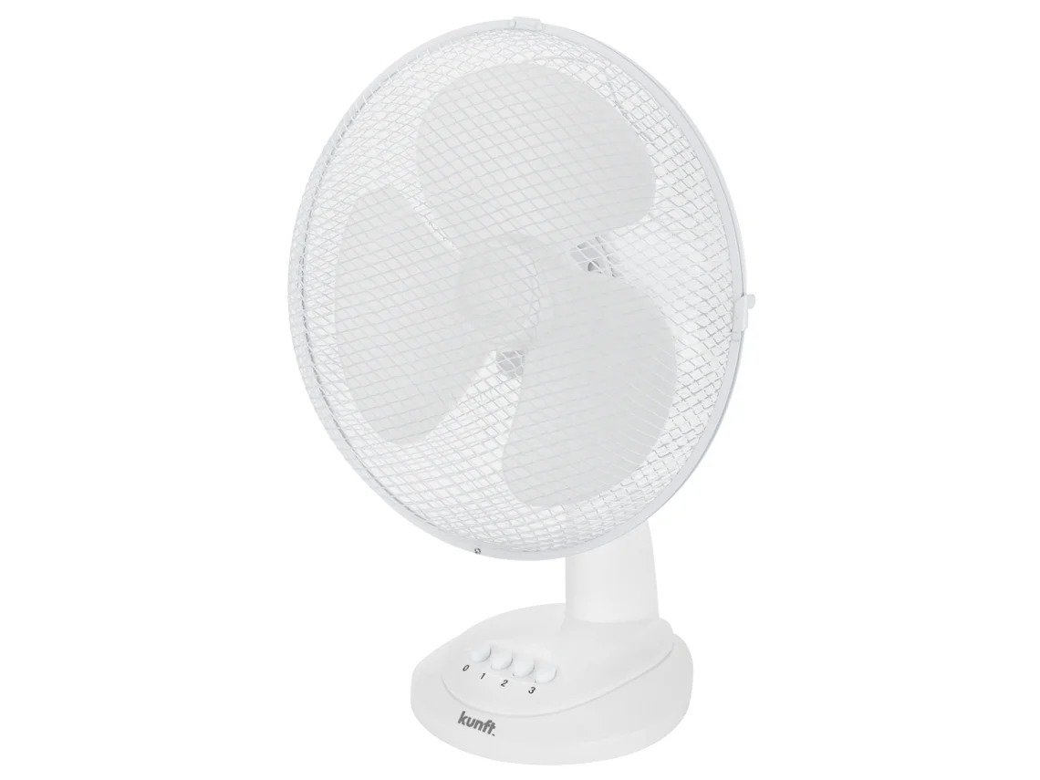 Ventilador de Sobremesa KUNFT KDF 2376 (3 velocidades - 40 W - Diámetro: 30 cm)