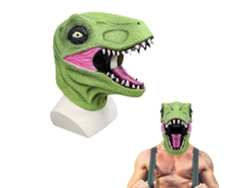 Máscara de dinosaurio 3D realista para disfraz de cosplay