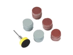 100 Peças Discos De Lixadeira 25mm Grit Mixto Papel De Lixa Abrasivo Para Polimento E Lixamento