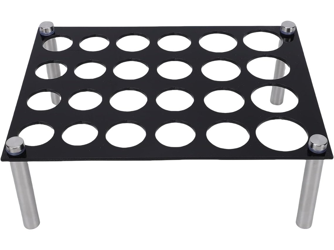 Soporte De Piezas De Ajedrez De Silicona Para Bricolaje - Juego De Moldeo De Piezas Acrílicas De 24 Agujeros Con Nueve