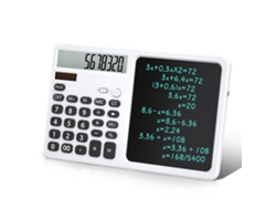 Calculadora financiera portátil de 12 dígitos con portapapeles, silenciosa y blanca, ideal para la oficina y para regalar. Sfushos