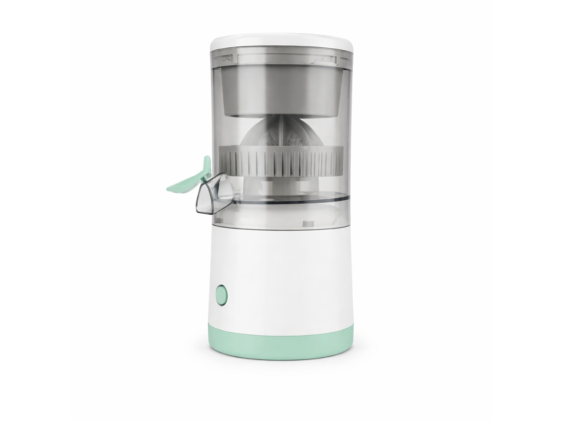 Exprimidor de cítricos Pritech Ju-009 de 45 W, blanco + verde