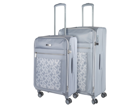 Juego De Maletas Semi-Rígidas Eva DKNY DKNY-624 After Hours storm grey logo print (47X79x30 Cm - 95L)