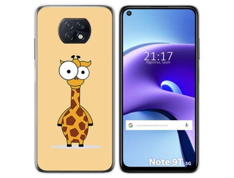 Carcasa Xiaomi Redmi Note 9T 5G TUMUNDOSMARTPHONE Dibujos Multicolor