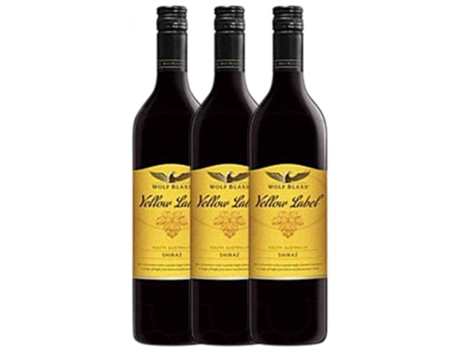 Vino WOLF BLASS Wolf Blass Yellow Label Cabernet Sauvignon (0.75 L - 3 unidades)