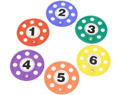 Pack de 6 Discos de Natación SOFTEE 10739916 Multicolor