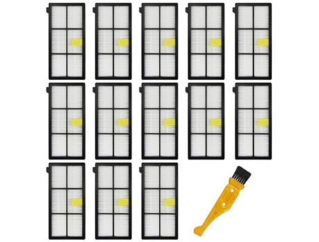 14 piezas de repuesto de filtros Hepa para Irobot Roomba 870/800/880/960/980 aspiradora robótica Roomba (serie 800 900) Accesorios