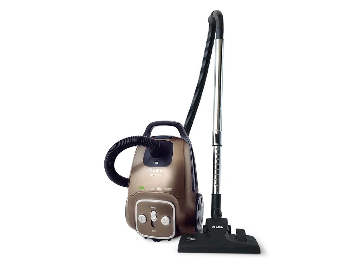 Aspiradora con Bolsa FLAMA 1676FL (75 dB - Bolsa de polvo 3 L)