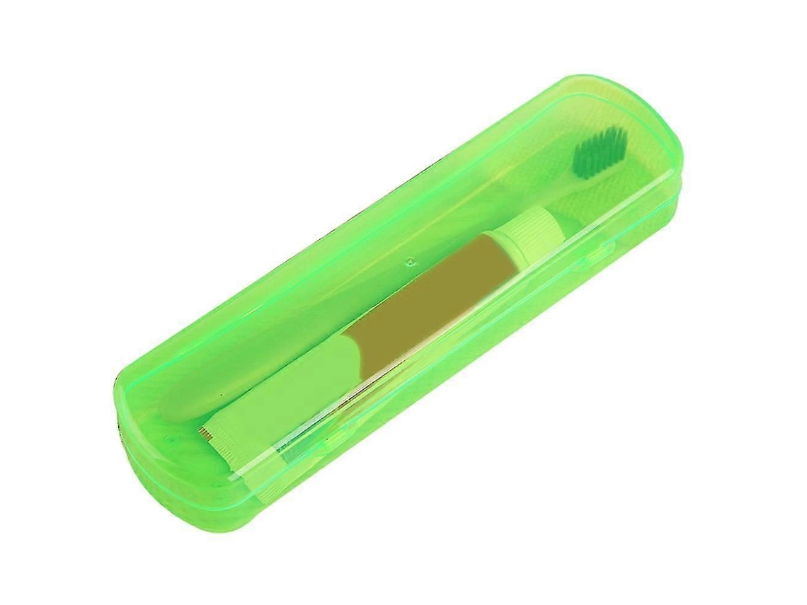 Recipiente Para Almacenamiento De Pasta De Diente Y Cepillo De Dientes Portátil Para Viaje Al Aire Libre Rosewell