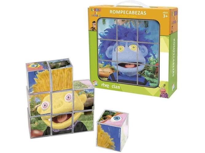 Juego interactivo CEFA TOYS Rompecabezas Lunnis De Leyenda 9 Cubos