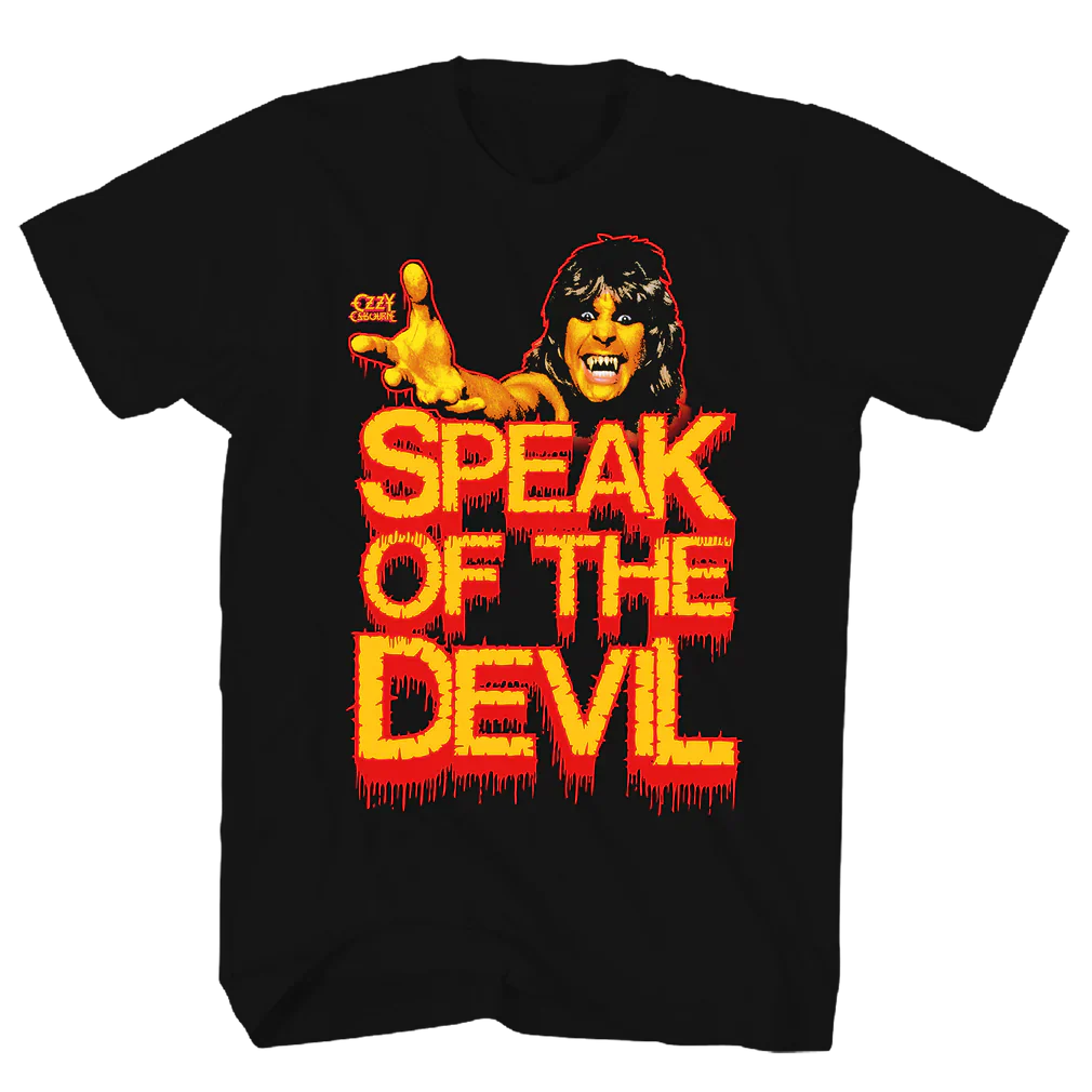 Ozzy Osbourne Speak Of The Devil T-shirt-1 Unisex Rockinstone Size:xl