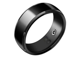Chronus Smart Ring Frecuencia cardíaca Oxígeno en sangre Monitoreo del sueño Anillo Bluetooth resistente al agua Negro 18# AUJEZON