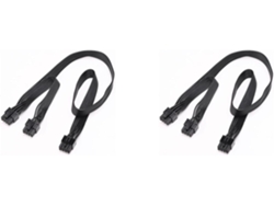 2 Cables De Alimentación Atx Macho De 8 Pines Para Cpu A Doble Pcie (6+2)