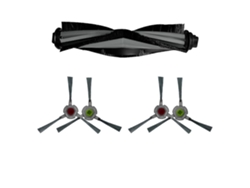 Cepillo principal de repuesto y cepillo lateral. Compatible con el robot aspirador Ecovacs U2 Dgn22.
