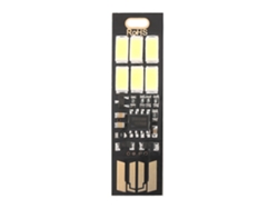 FNINIJEDE Mini lâmpada LED USB portátil 0,2 W lâmpada neon externa Jingang 3