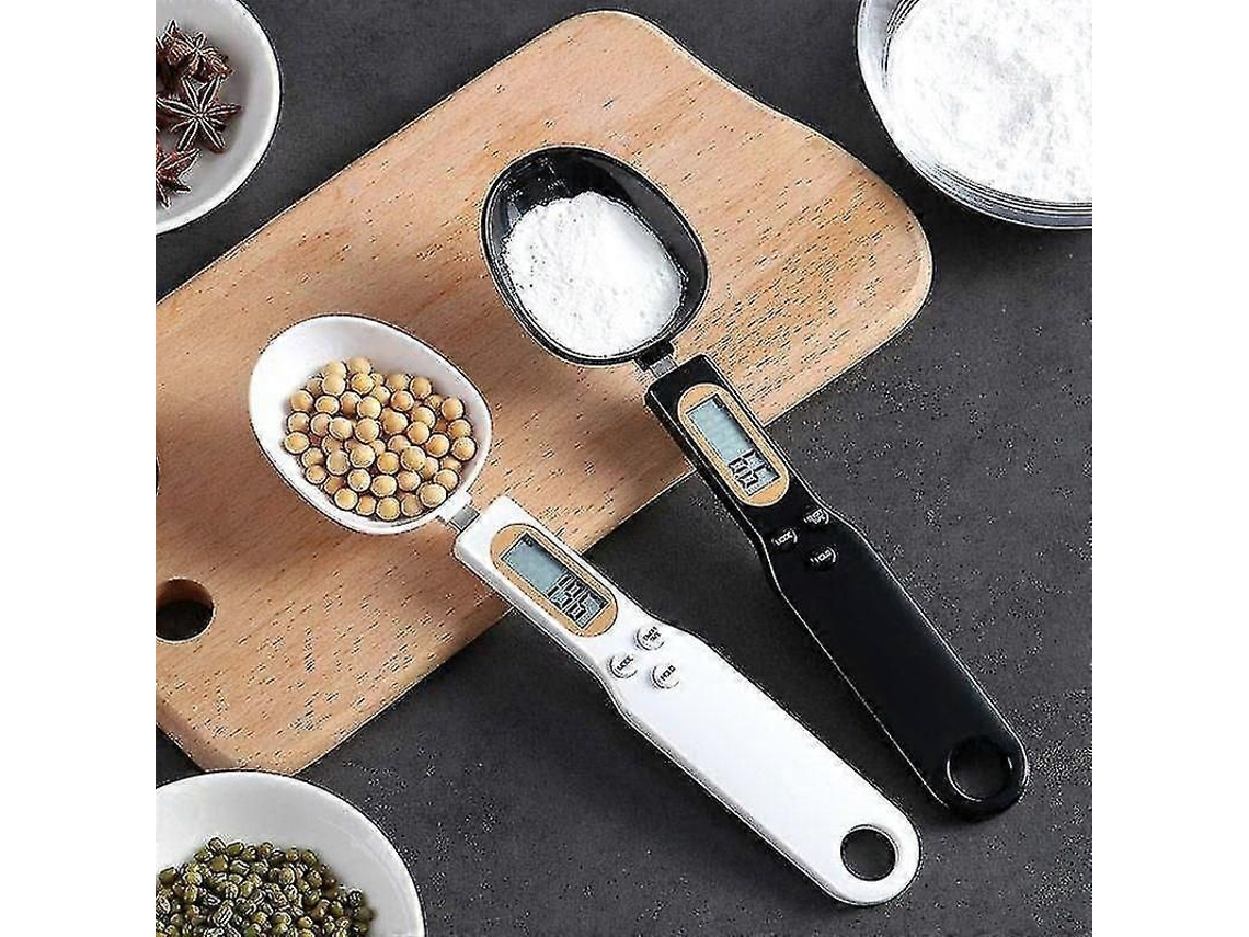 Balanza de cocina electrónica de 500 g con pantalla LCD digital de 0,1 g para medir harina y alimentos. Incluye 1 herramienta para GOKOCO.
